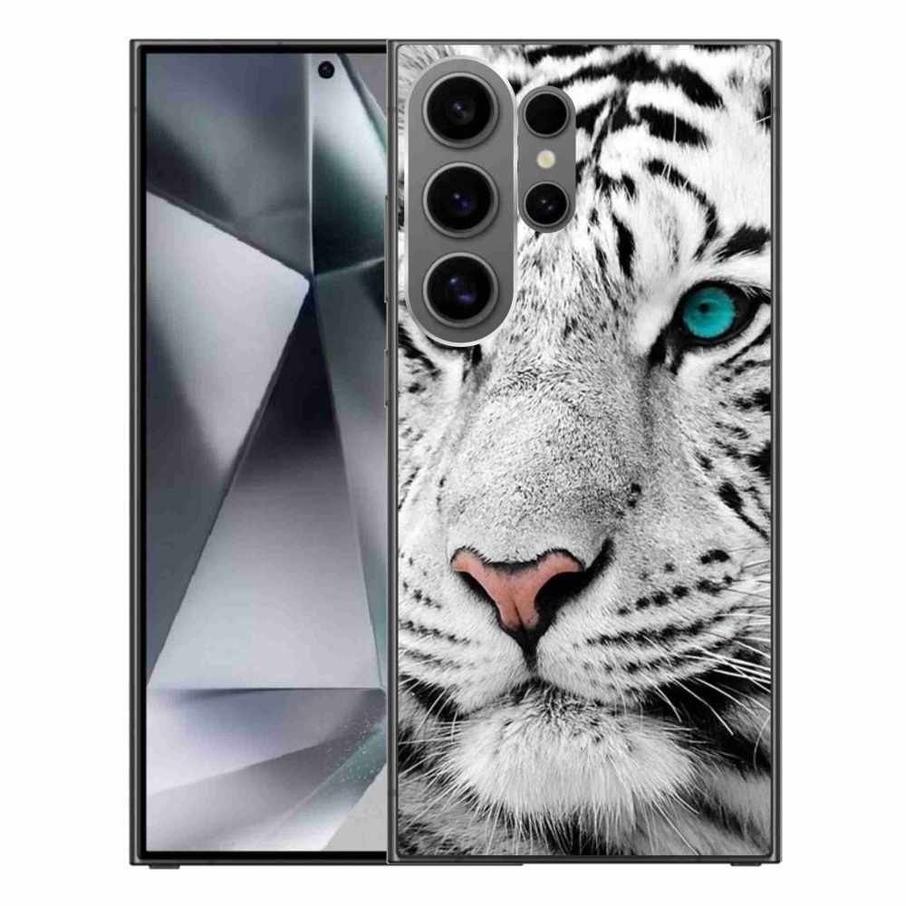 Zselés borítás mmCase Samsung Galaxy S24 Ultra - fehér tigris