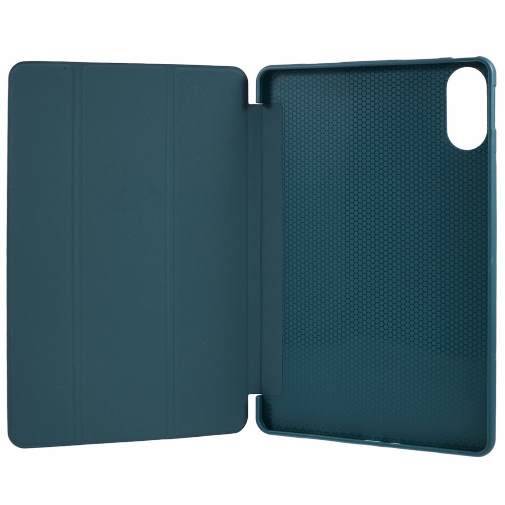 Összecsukható intelligens záró tok Xiaomi Redmi Pad Pro 4G/5G tablethez - zöld