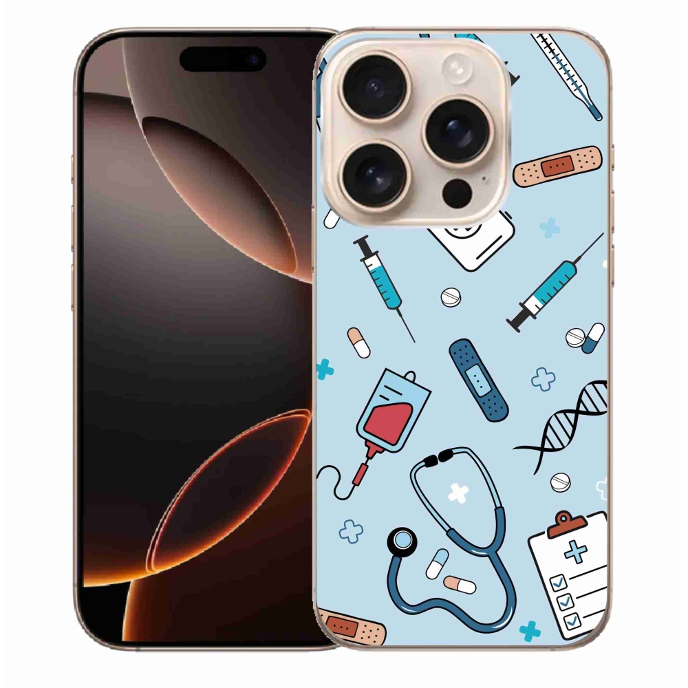 Zselés borítás mmCase iPhone 16 Pro Max készülékhez - egészség 1