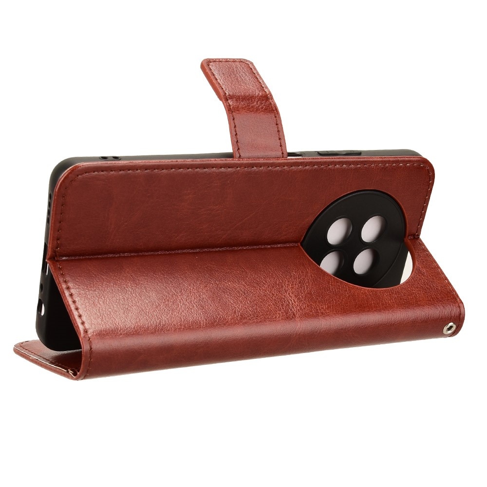 Őrült könyvtáska a Realme 12 5G/12x 5G készülékhez - barna színben