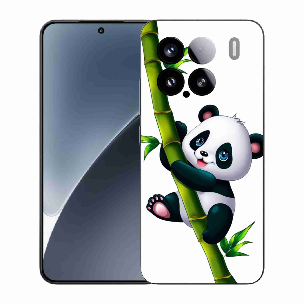 Gél borító mmCase a Xiaomi 15-öshöz - panda a bambuszon