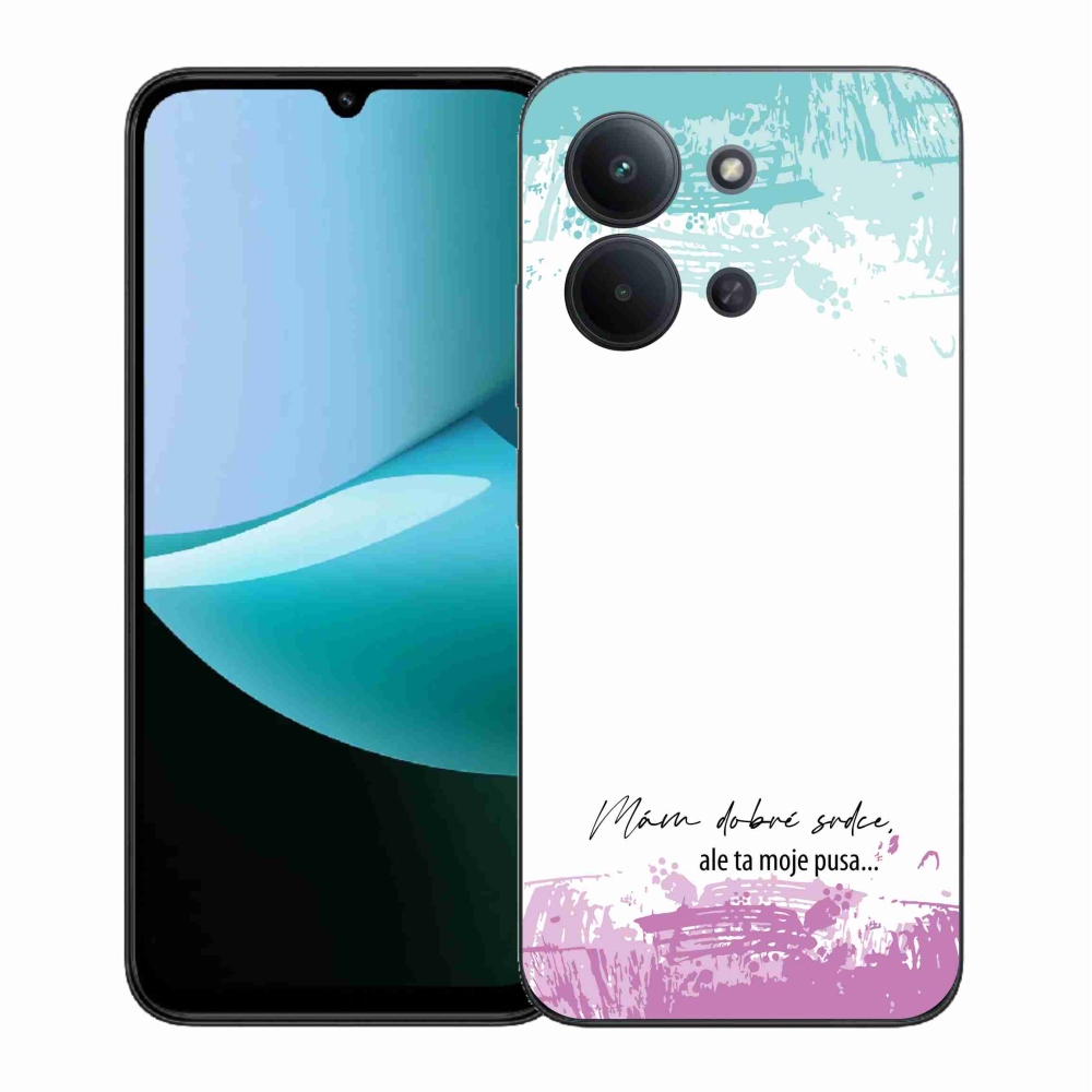 Gél borító mmCase a Xiaomi Redmi 15C 4G (171mm)/Poco C85 4G (171mm) - vicces szöveg 3 fehér háttérrel