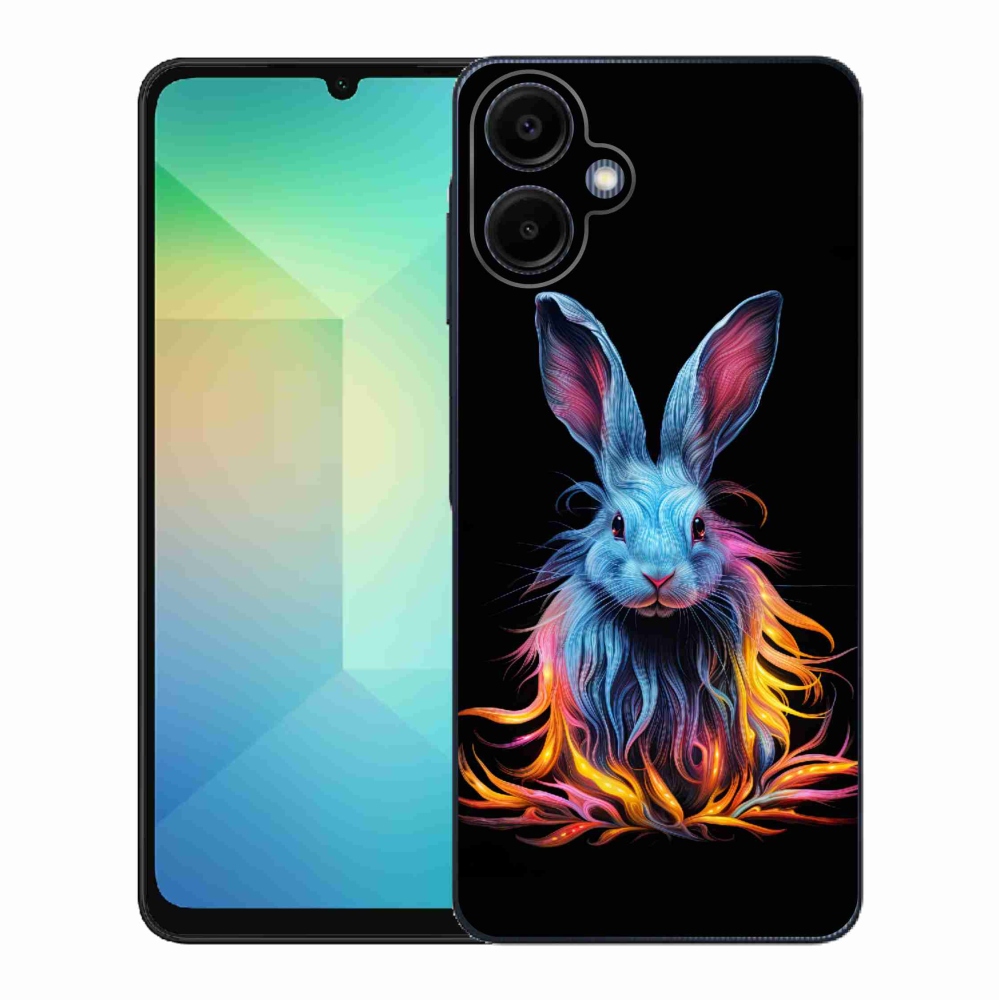 Gél borítás mmCase Samsung Galaxy A06 4G - absztrakt nyúl - Samsung Galaxy A06 4G - absztrakt nyúl