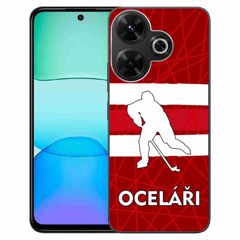 Gél borítás mmCase a Xiaomi Redmi 13 4G/Poco M6 4G - Acélszínűek számára