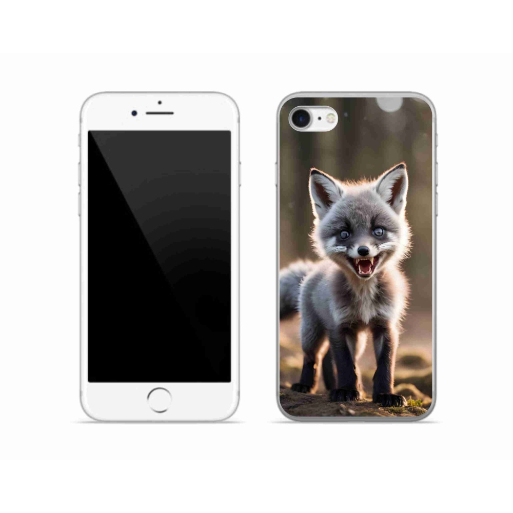 Zselés borítás mmCase iPhone SE (2022) - angry fox