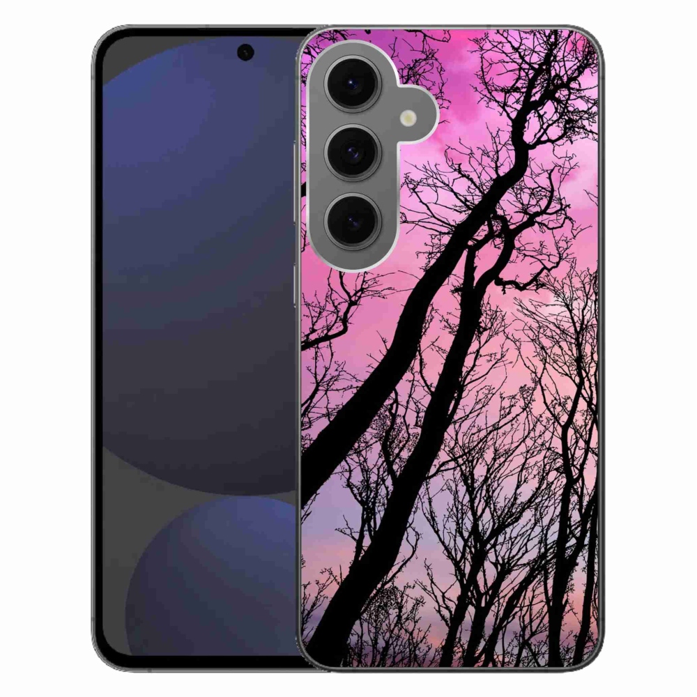 Gél tok mmCase a Samsung Galaxy S24 FE készülékhez - kidőlt fák