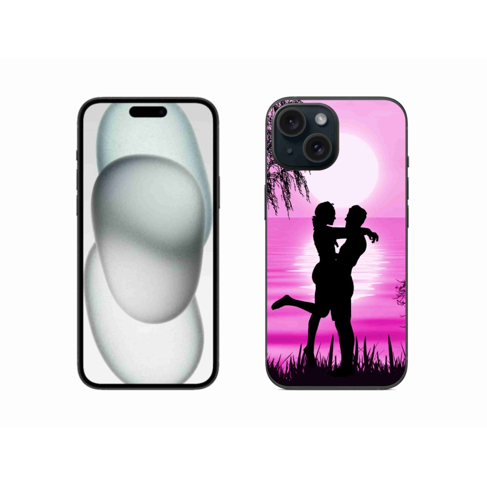 Gél tok mmCase iPhone 15 készülékhez - naplemente