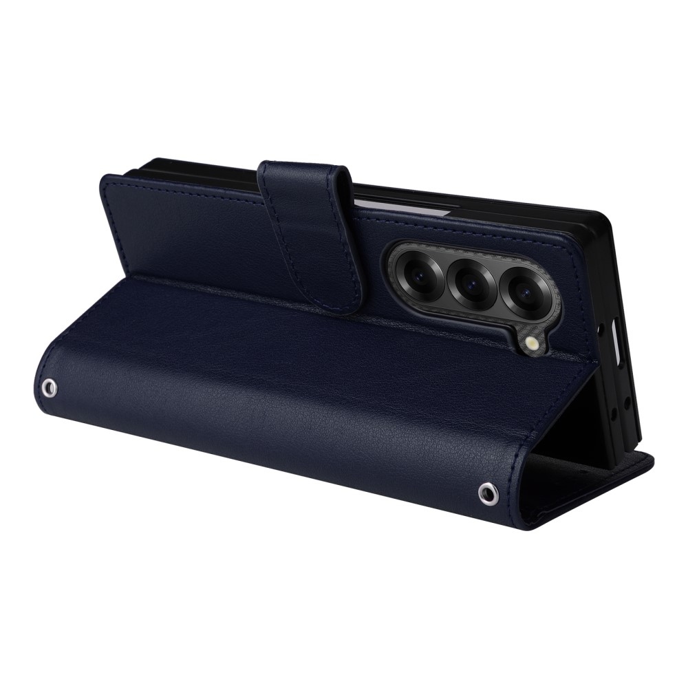 Tárcás könyv tok Samsung Galaxy Z Fold6 5G - kék