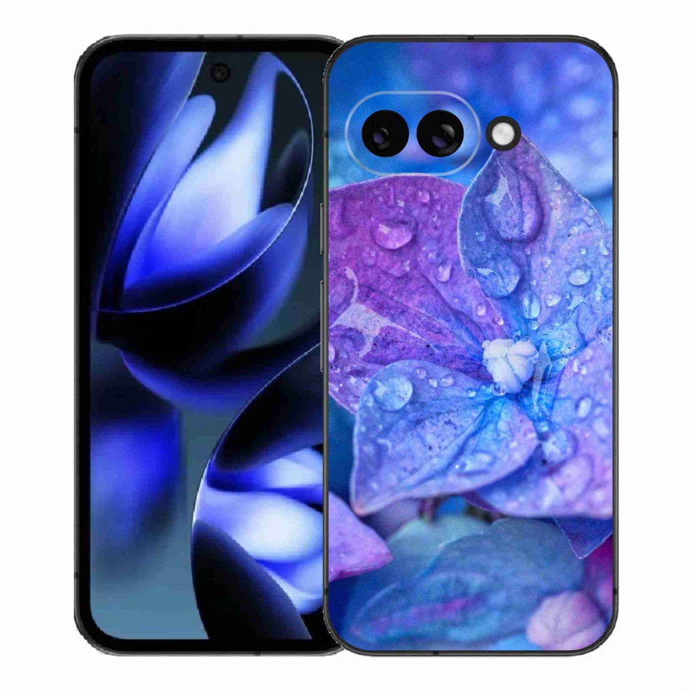 Gél védőhuzat mmCase a Google Pixel 9a készülékhez - lila virág