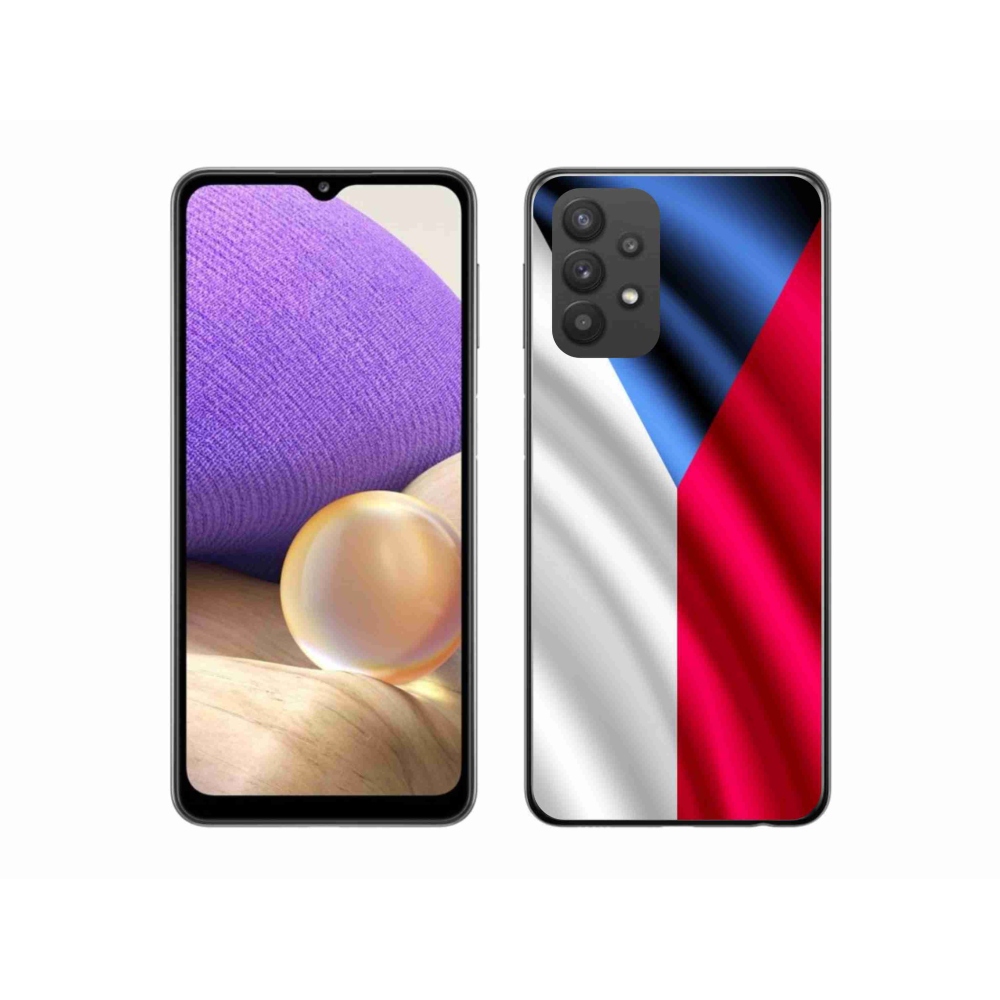 Gél védőhuzat mmCase Samsung Galaxy A32 5G - cseh zászlóhoz