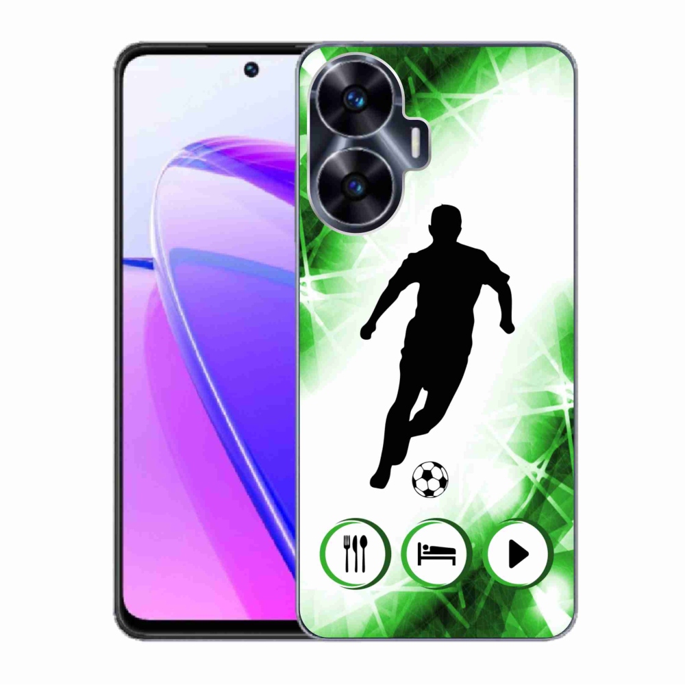 Gél borítás mmCase a Realme C55 készülékhez - focista