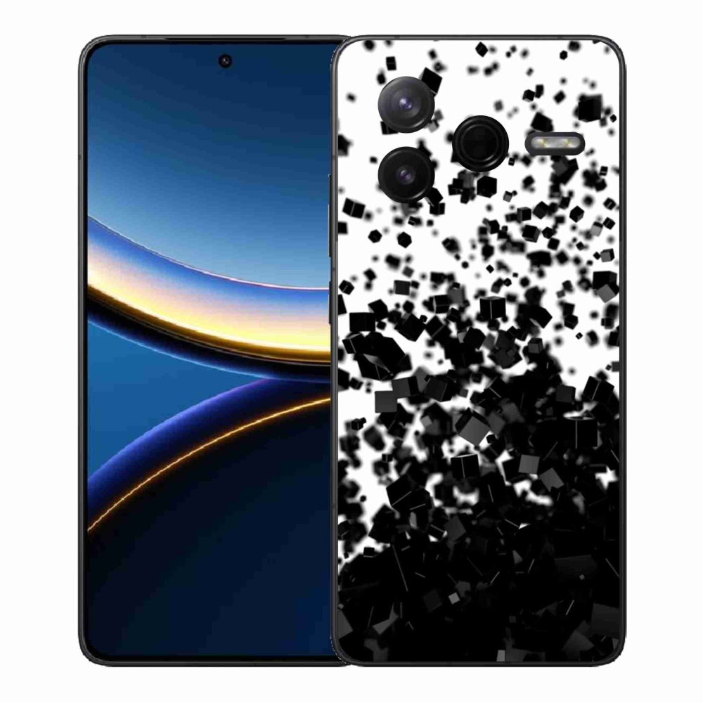 Gél borítás mmCase a Xiaomi Poco F7 Pro számára - absztrakt minta 1