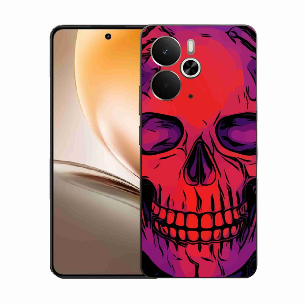 Zselés borítás mmCase a Realme 14 5G/14T 5G készülékhez - koponya