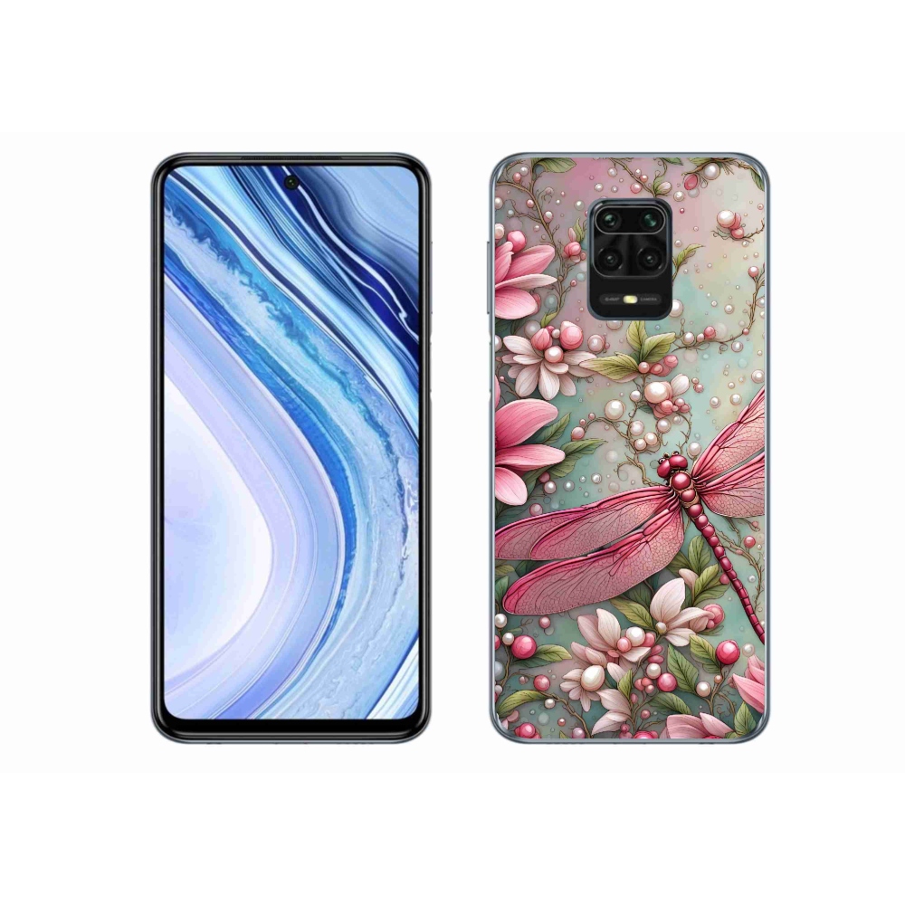Gél borítás mmCase a Xiaomi Redmi Note 9S-hez - szitakötő