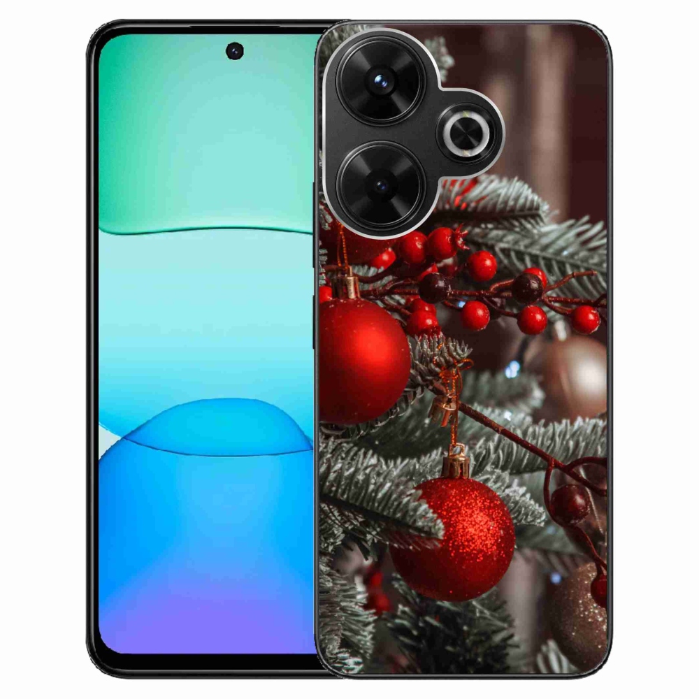 Gél borítás mmCase a Xiaomi Redmi 13 4G/Poco M6 4G számára - karácsonyi dekorációk 2