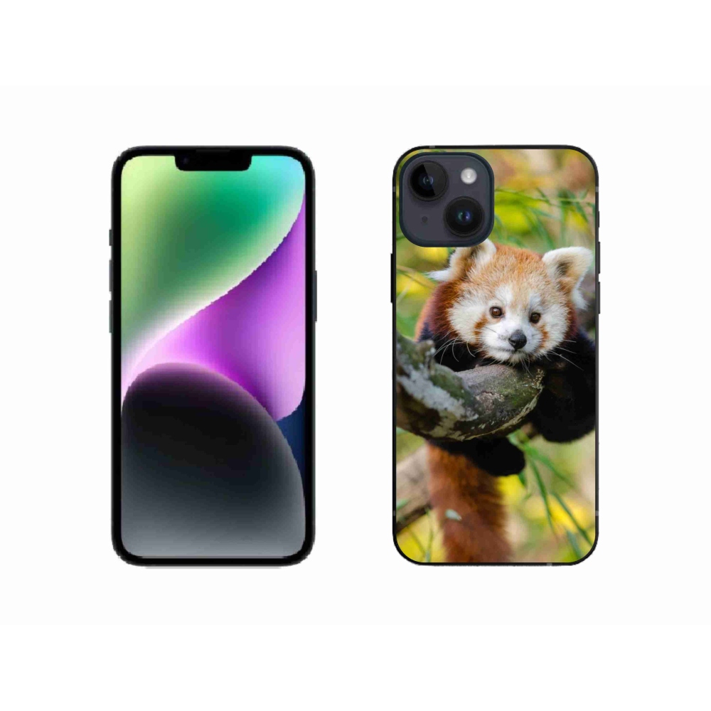 Zselés borítás mmCase iPhone 14 készülékhez - pandavörös