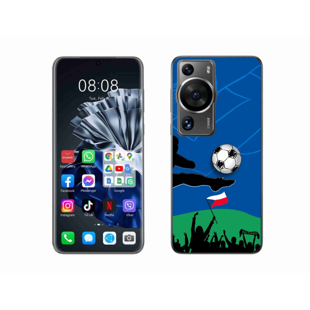 Gél borítás mmCase a Huawei P60 Pro-n - futballszurkolóknak