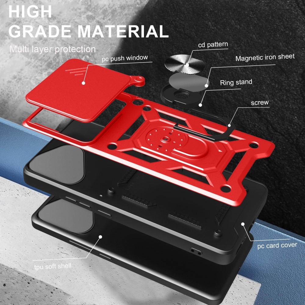 Csúszásálló borítás a Honor 400 Lite-hoz - piros