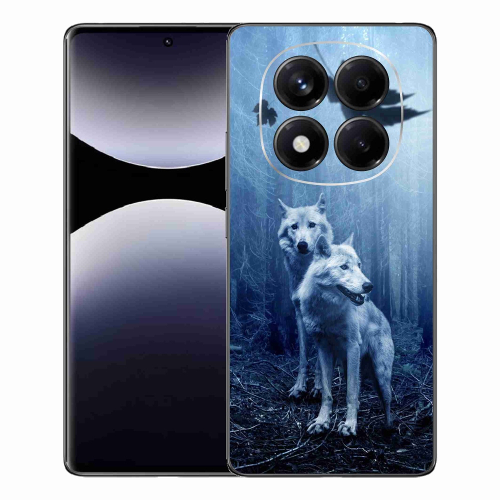 Gél borítás mmCase a Xiaomi Redmi Note 14 Pro-hoz - farkasok az erdőben
