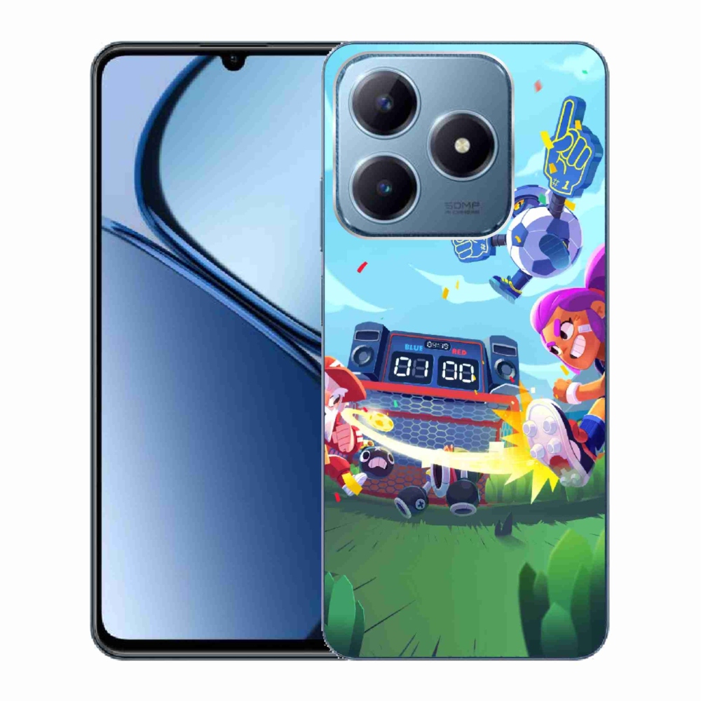 Gél borítás mmCase a Realme C63 készülékhez - verekedős csillagok 1