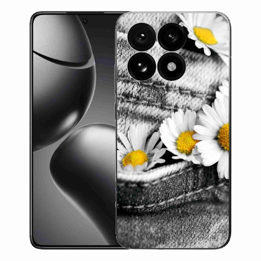 Gél borítás mmCase a Xiaomi 15T-hez - margaréták