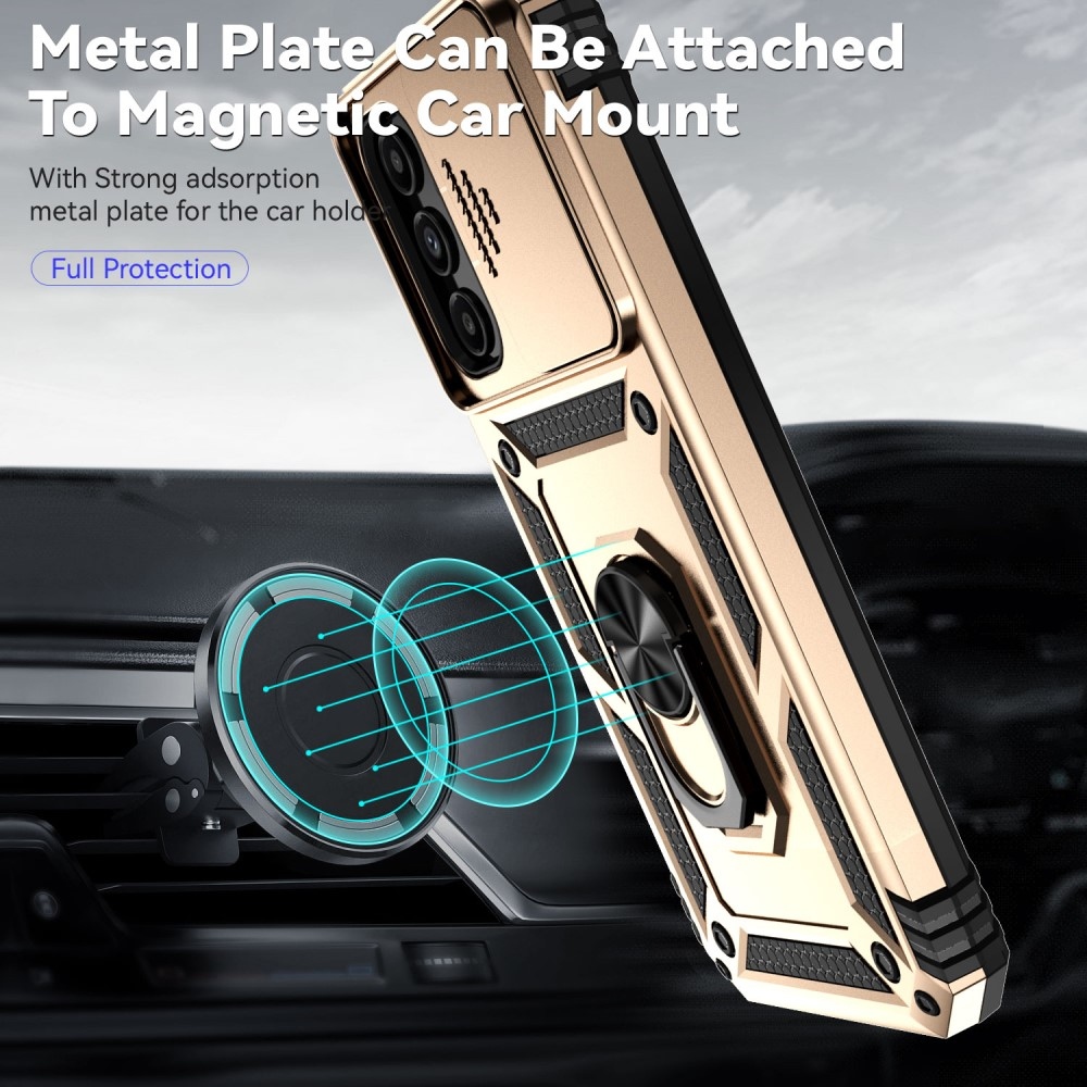 Csúszásálló borítás Samsung Galaxy S23 FE készülékhez - arany színű