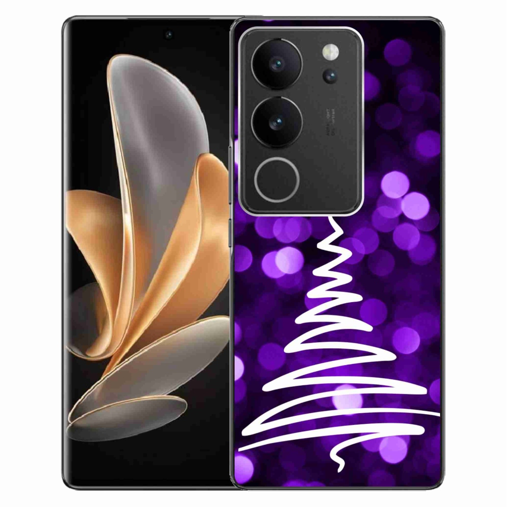 Zselés borítás mmCase a Vivo V29 5G-hez - fa