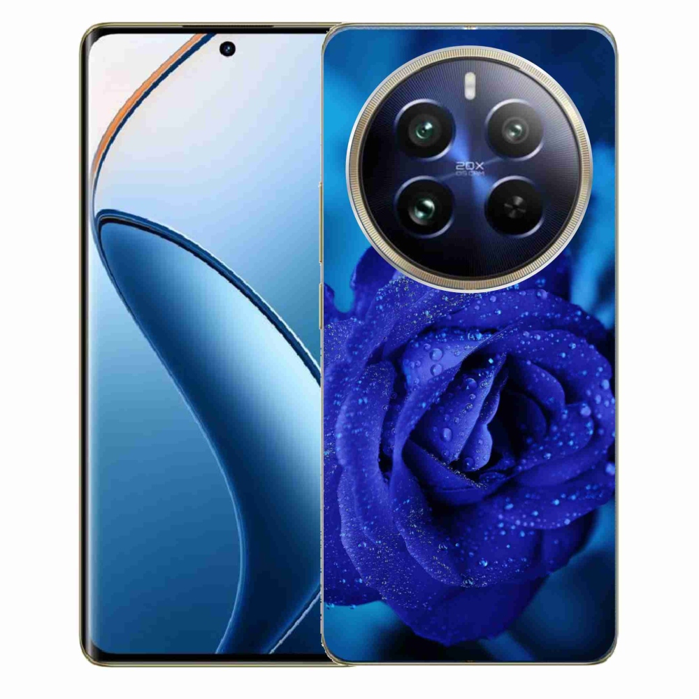 Gél tok mmCase a Realme 12 Pro 5G/12 Pro+ 5G modellhez - kék rózsa