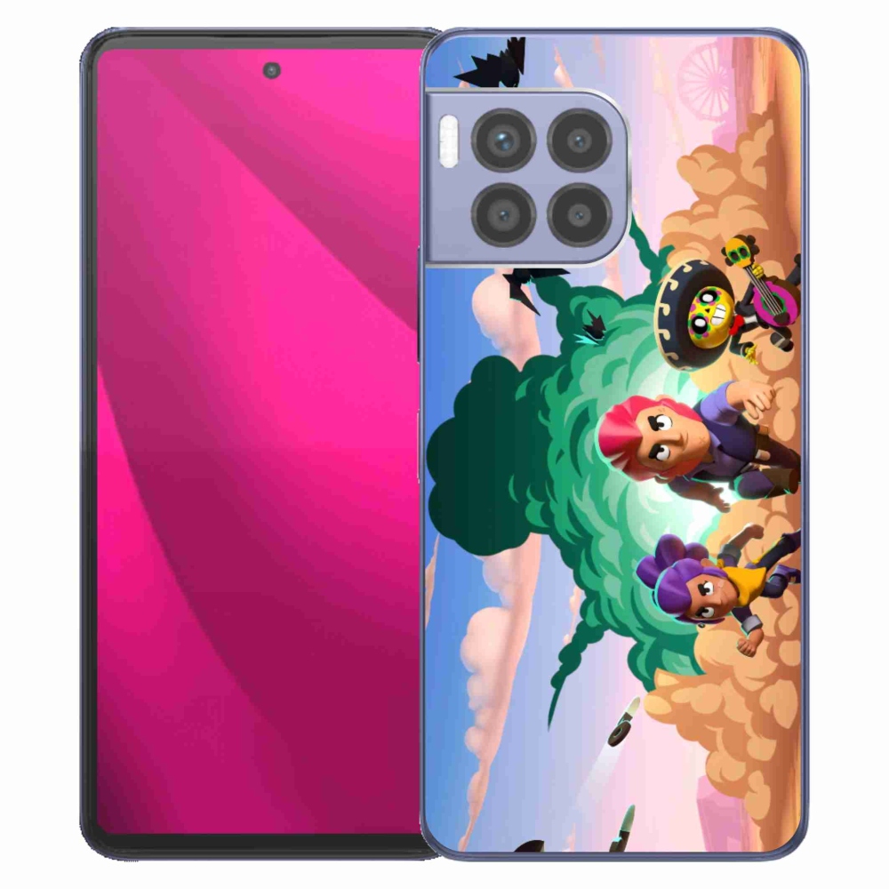 Zselés borítás mmCase a T-Mobile T Phone 2 Pro készülékhez - bravúros csillagok