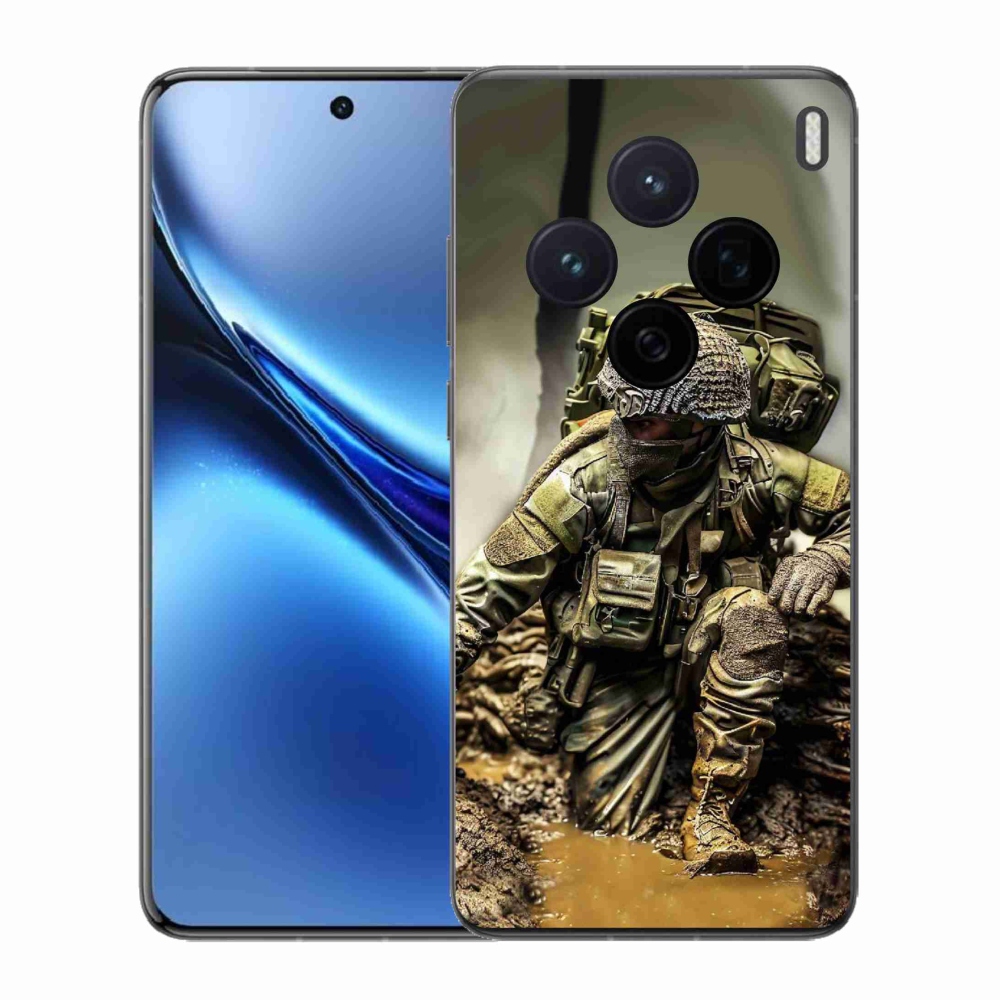 Zselés borítás mmCase a Vivo X200 5G-hez - katona