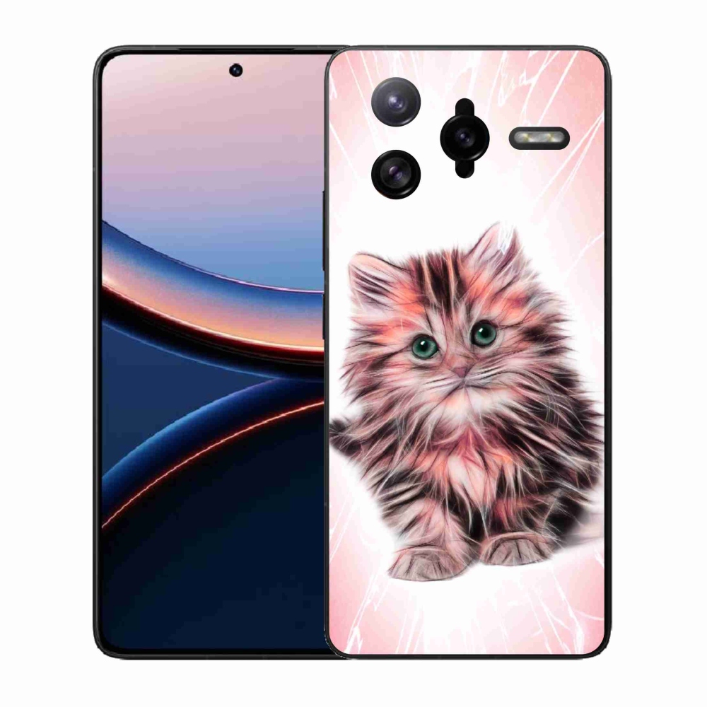 Gél borítás mmCase a Xiaomi Poco F7 Ultra számára - aranyos cica