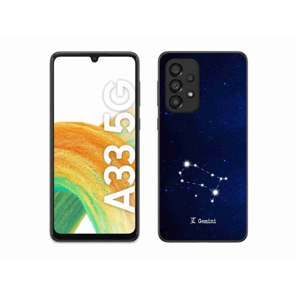 Gél borítás mmCase Samsung Galaxy A33 5G - csillagkép Gemini