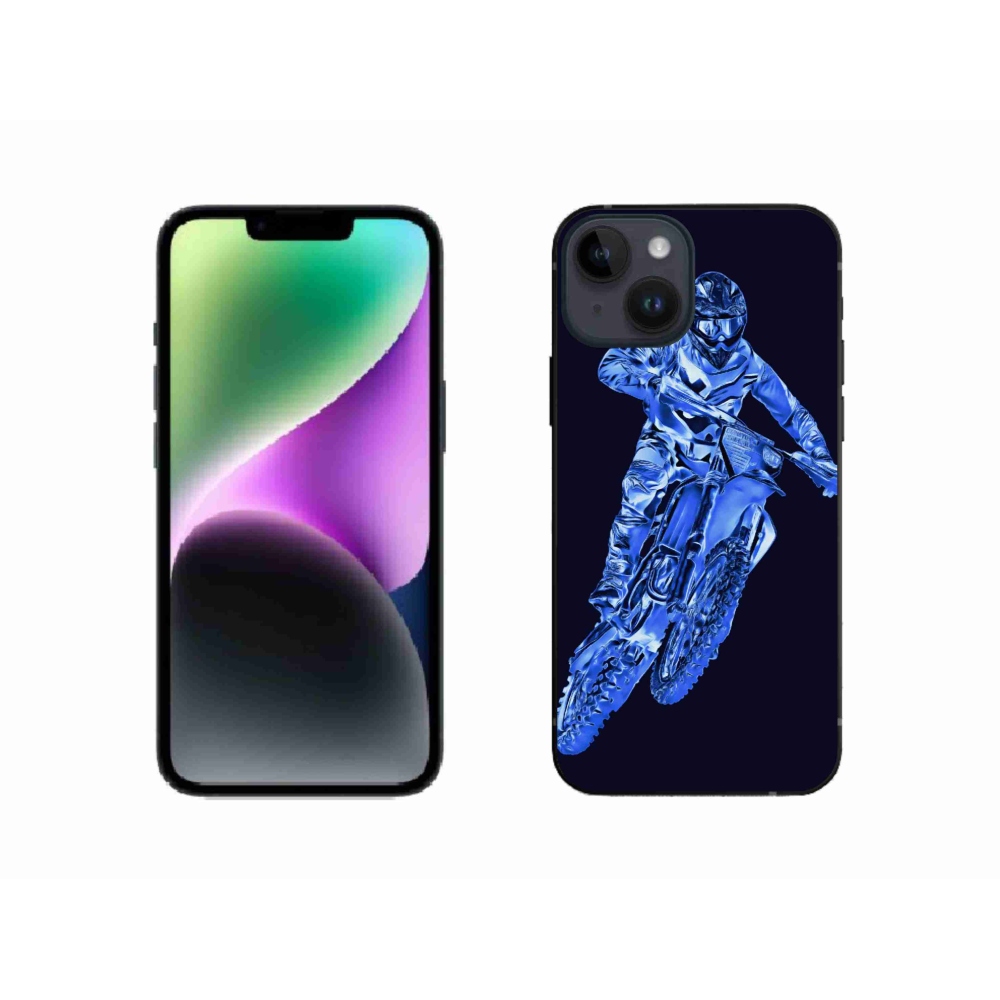 Zselés borítás mmCase iPhone 14 készülékhez - motocross 1