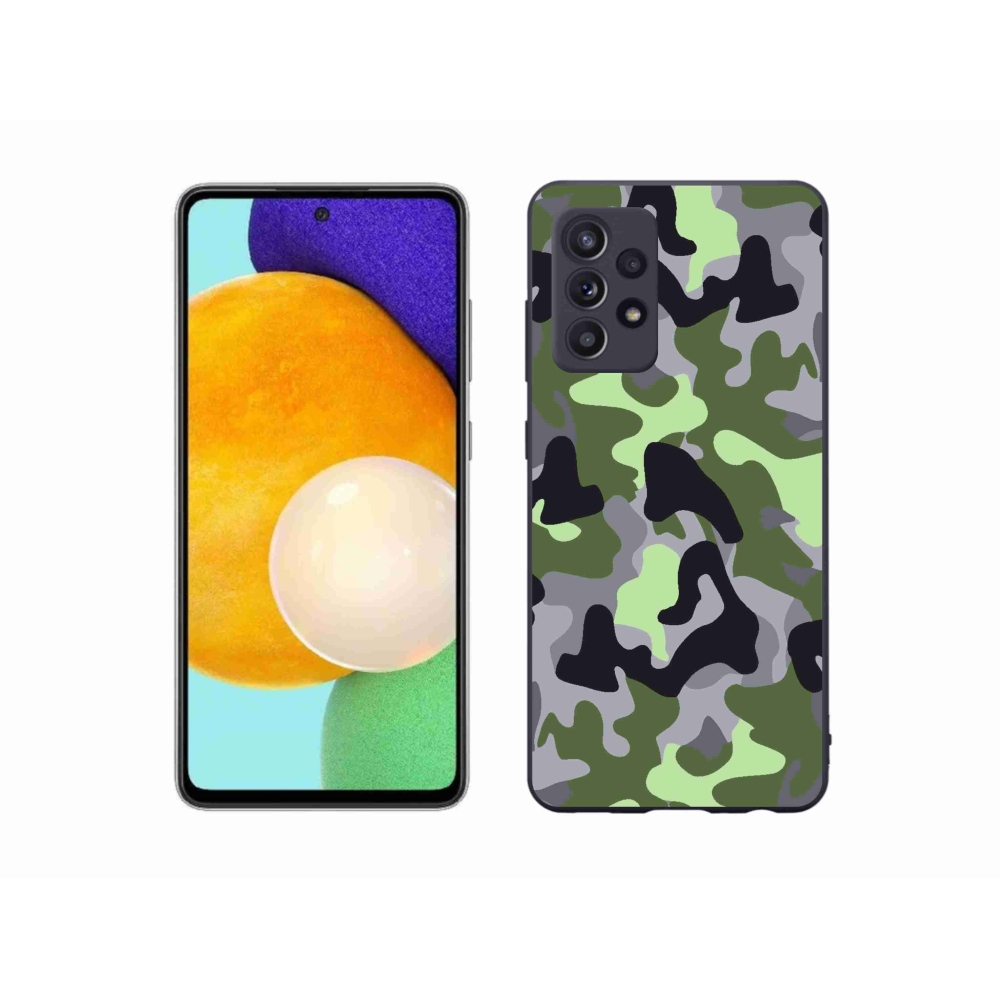 Zselés borítás mmCase Samsung Galaxy A52s 5G - terepszínű minta 7