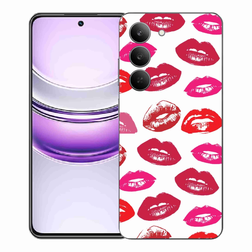 Gél borítás mmCase a Realme 14x 5G készülékhez - ajkak