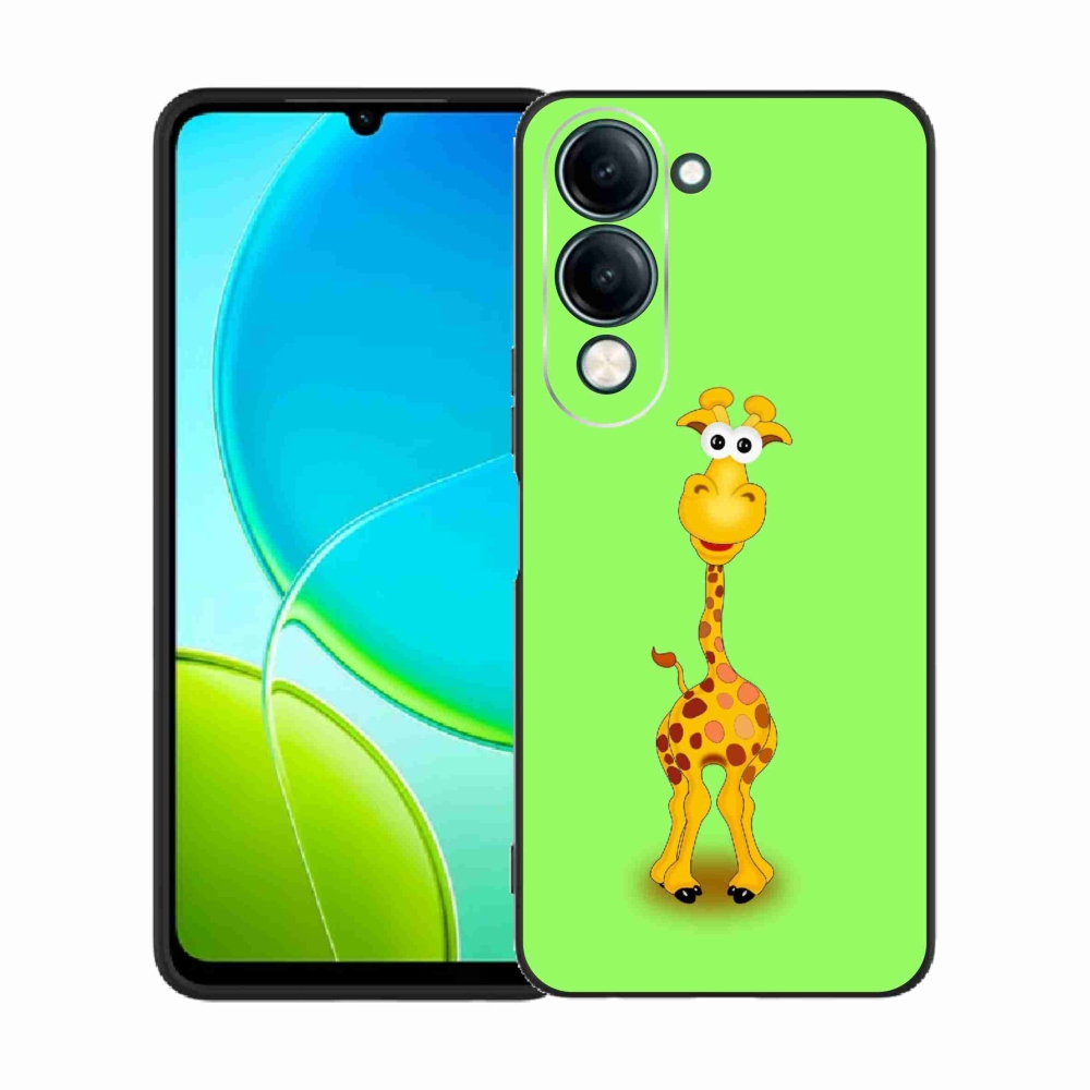 Gél borító mmCase a Vivo Y29s 5G-hez - rajzfilm zsiráf