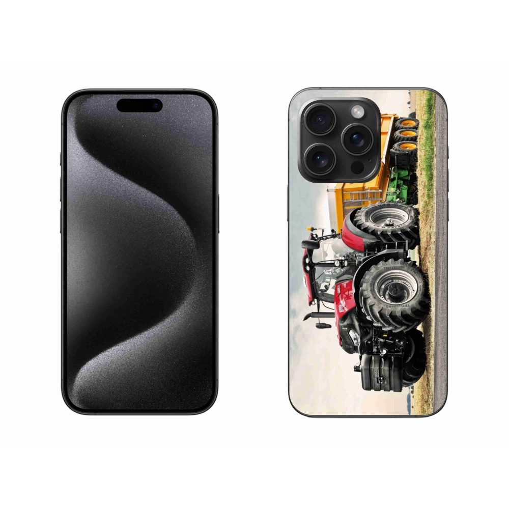 Zselés borítás mmCase iPhone 15 Pro Max készülékhez - traktor 3