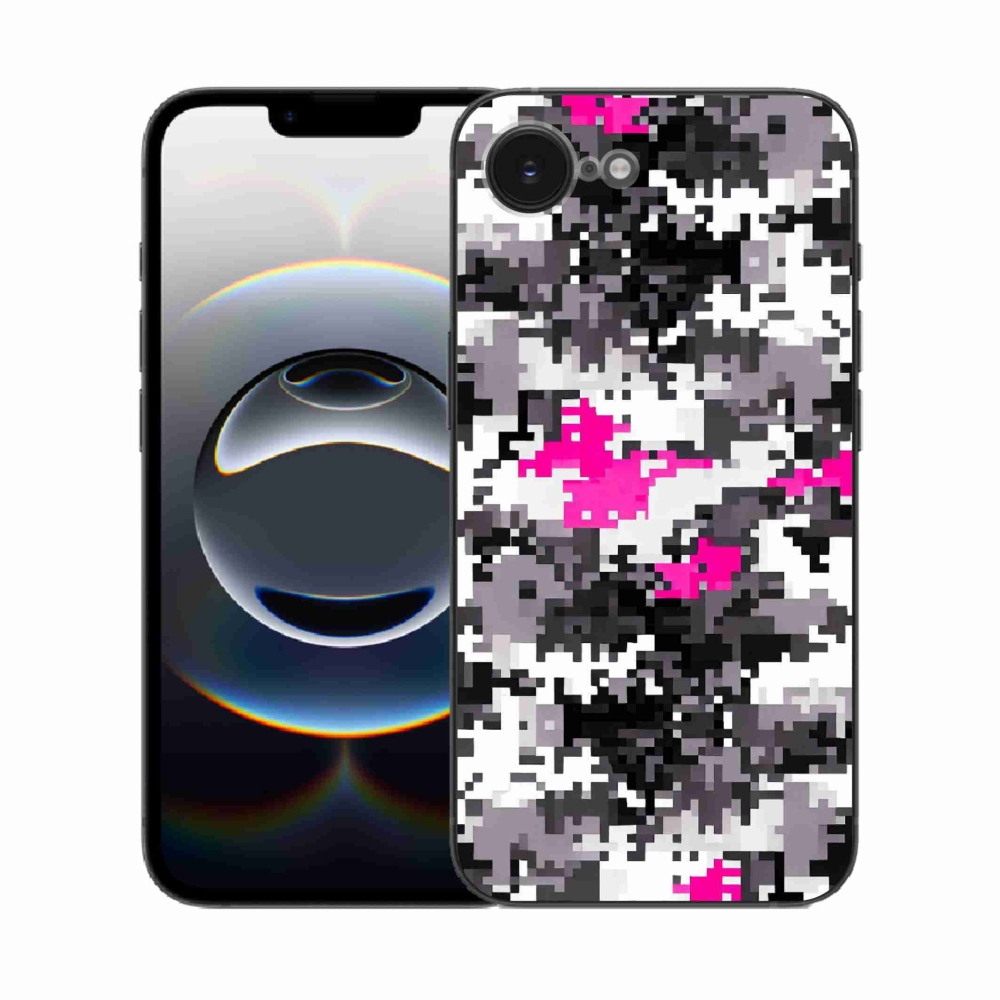 Zselés borítás mmCase iPhone 16e készülékhez - terepszínű minta 4