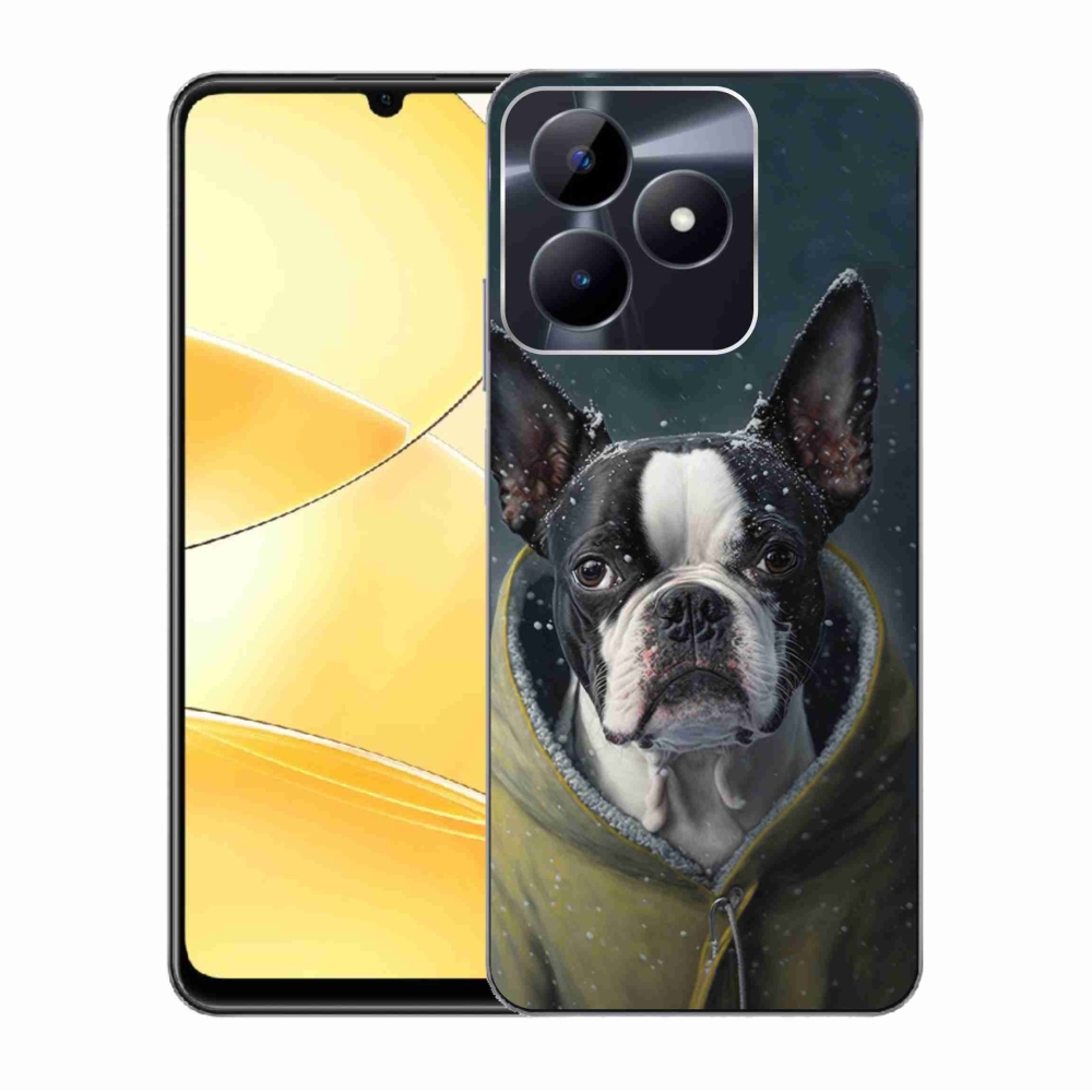 Zselés borítás mmCase a Realme C51/C53 készülékhez - bulldog