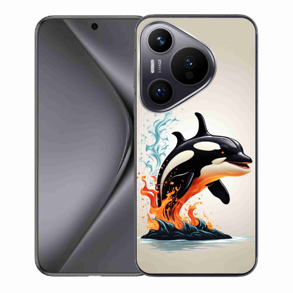 Zselés borítás mmCase a Huawei Pura 70 - orca számára