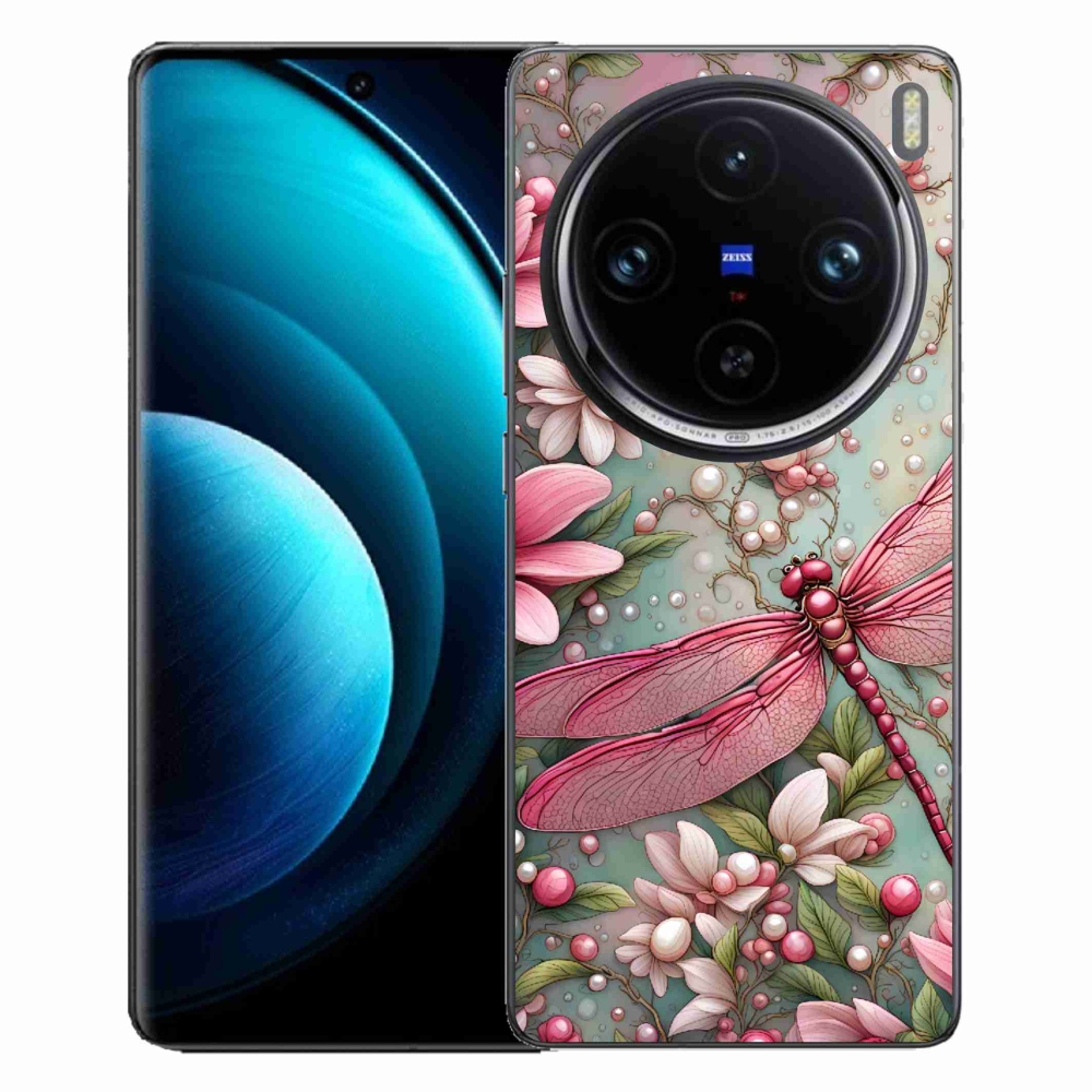 Zselés borítás mmCase a Vivo X100 Pro 5G készülékhez - szitakötő