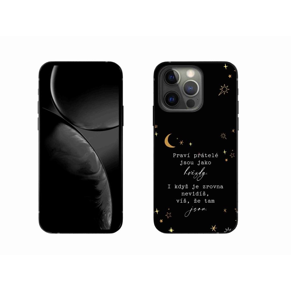 Gél borítás mmCase iPhone 13 Pro 6.1 - Idézet 6 fekete háttér