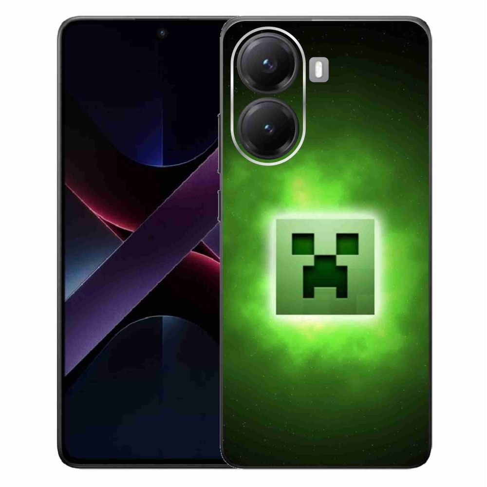 Gél borítás mmCase a Xiaomi Poco X7 Pro 5G számára - minecraft
