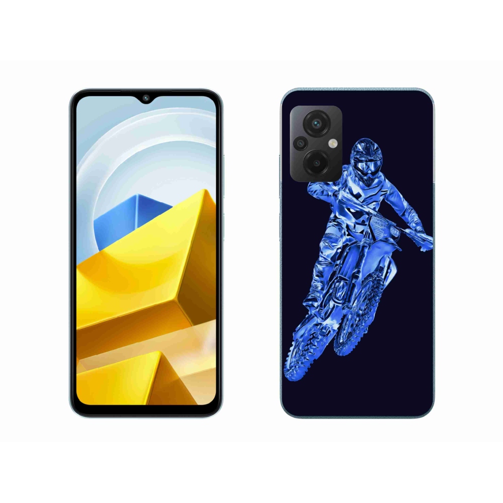 Gél borítás mmCase a Xiaomi Poco M5 4G-hez - motocross 1
