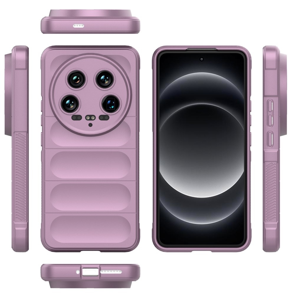 Rugg tartós zselés tok Xiaomi 14 Ultra - világos lila