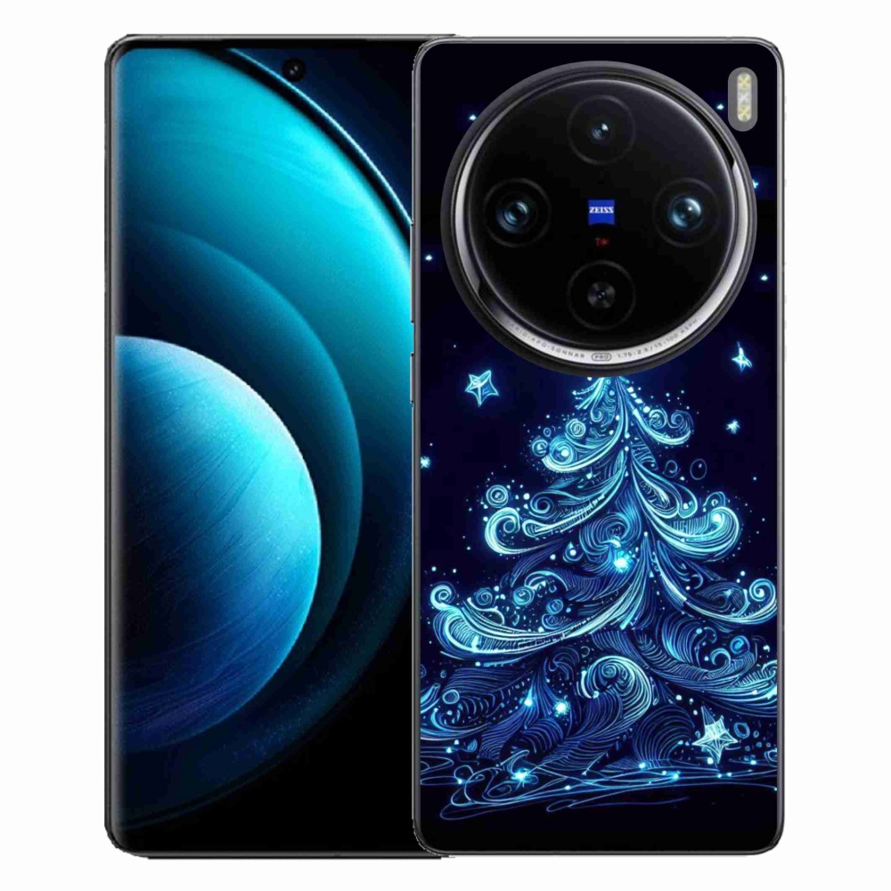 Gél borítás mmCase a Vivo X100 Pro 5G-hez - neon karácsonyfa 4