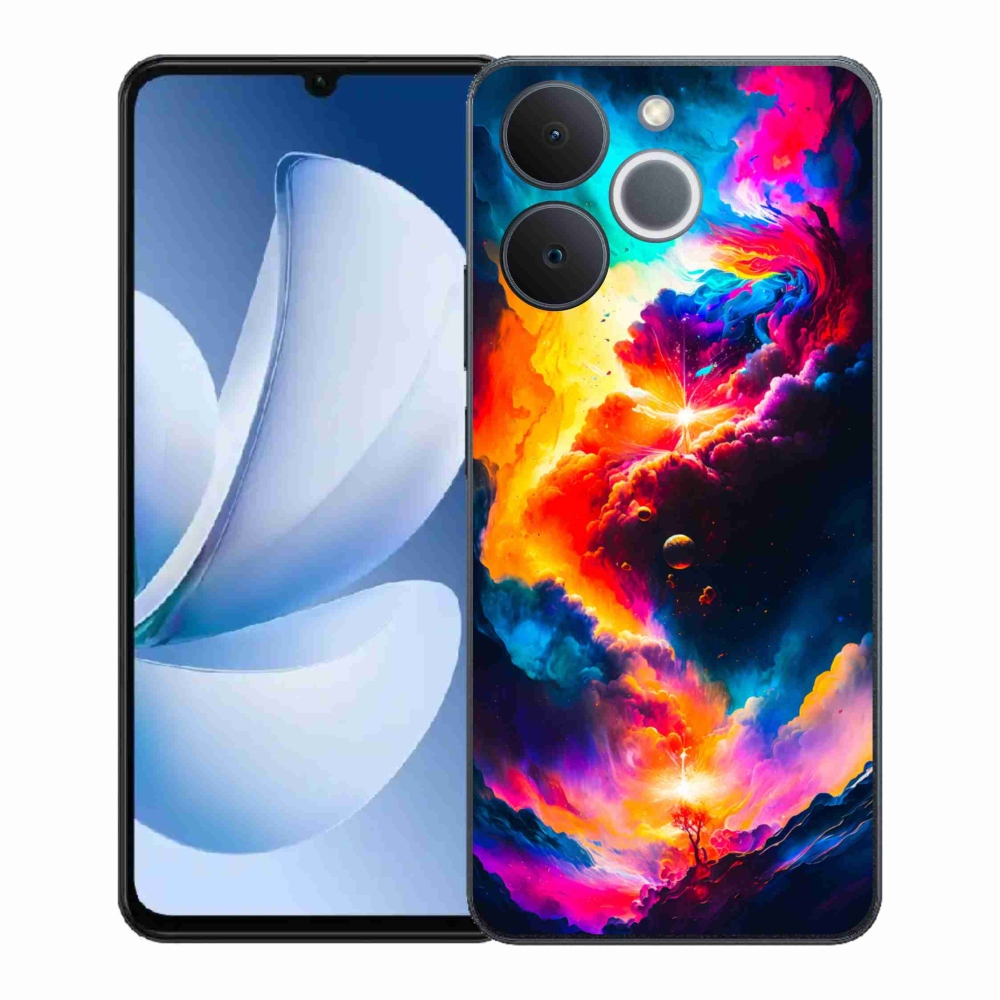 Zselés borítás mmCase a Realme Note 70T számára - absztrakt motívum