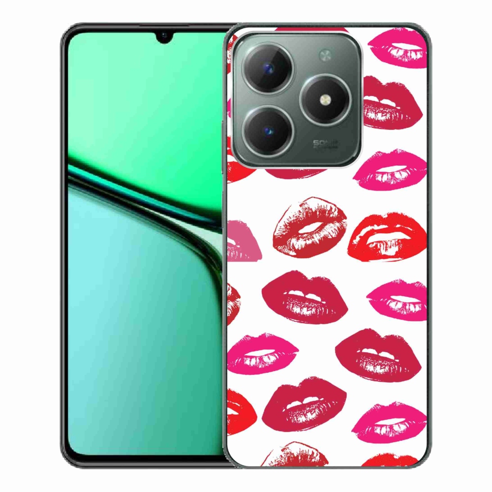 Zselés borítás mmCase a Realme C61 készülékhez - ajkak