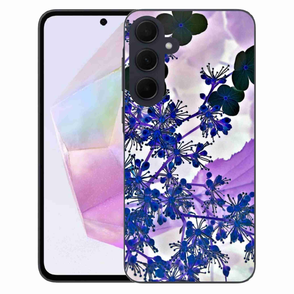 Gél védőhuzat mmCase Samsung Galaxy A35 5G - hortenzia virág