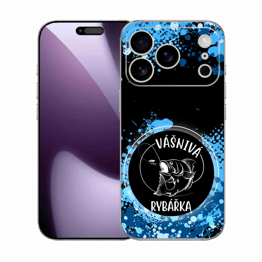 Gél borítás mmCase iPhone 17 Pro készülékhez - kémiai elemek fehér és fekete háttérrel